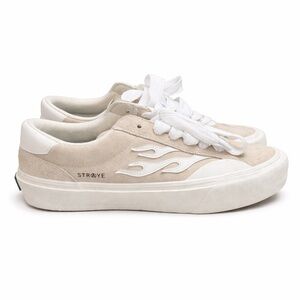 Straye Logan Puff Cream Flame 10.5 Chunky Y2K Skate Shoes Suede